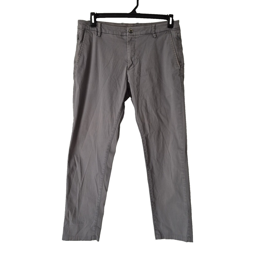 Birddogs Boom for your Boomstick Pants Mens 34x29 (34x30T) Gray  Lined Tapered